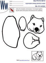 wombat-craft-worksheet